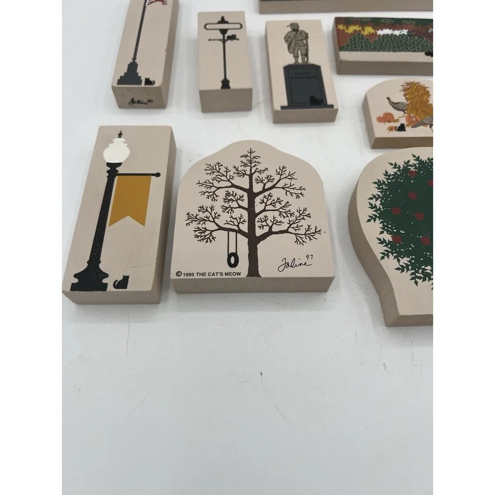 🐱🏡 The Cat's Meow & Others Accessory Wall Sitters – Lot of 11 – Retired & Rare